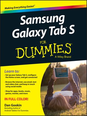cover image of Samsung Galaxy Tab S For Dummies